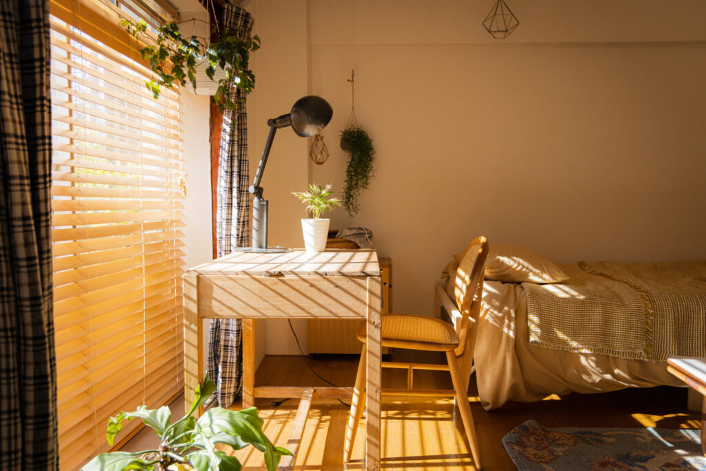 日のあたる部屋の写真