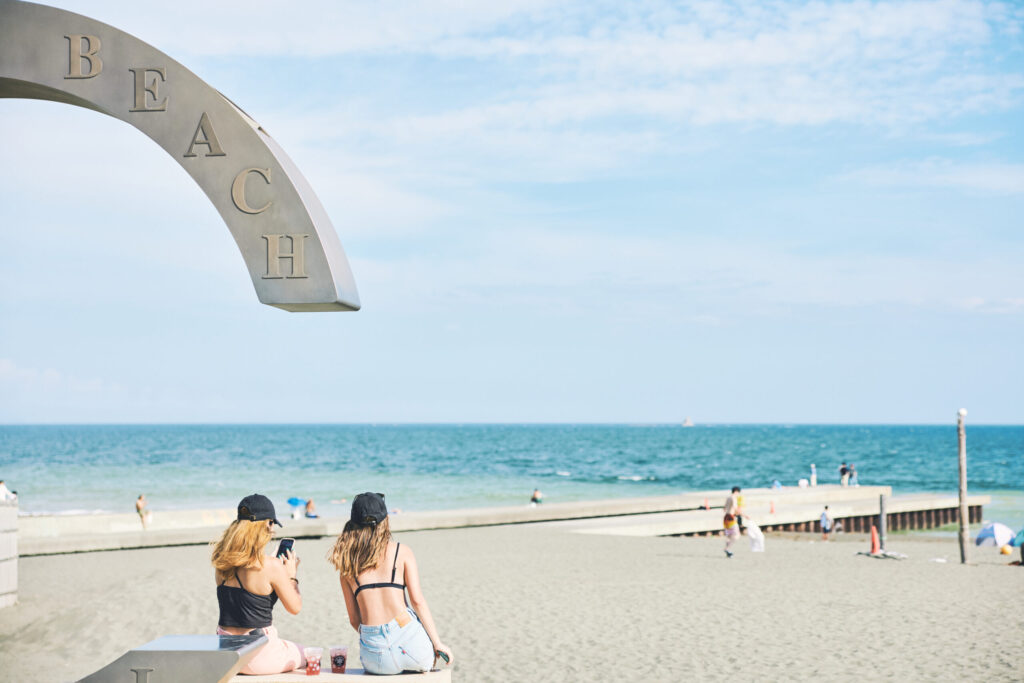 湘南の海の写真
