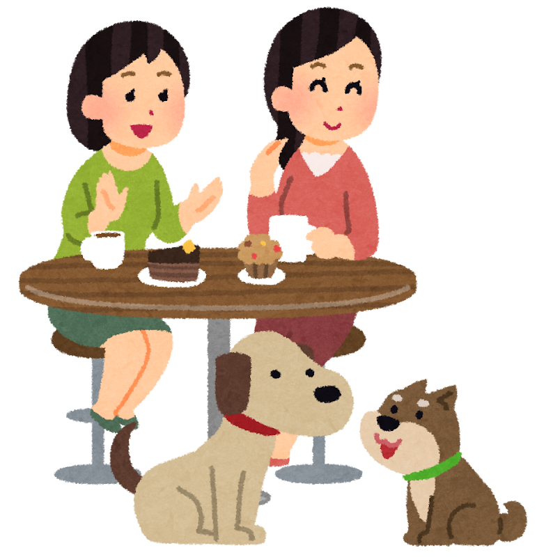 ドックカフェのイラスト