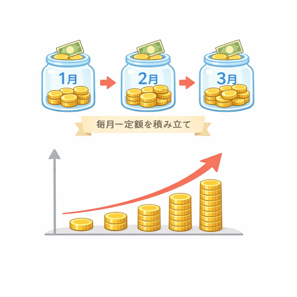 積立投資のイメージ