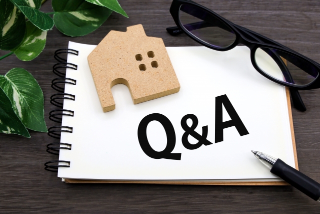 家の模型とQ&A