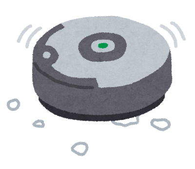 お掃除ロボットのイラスト