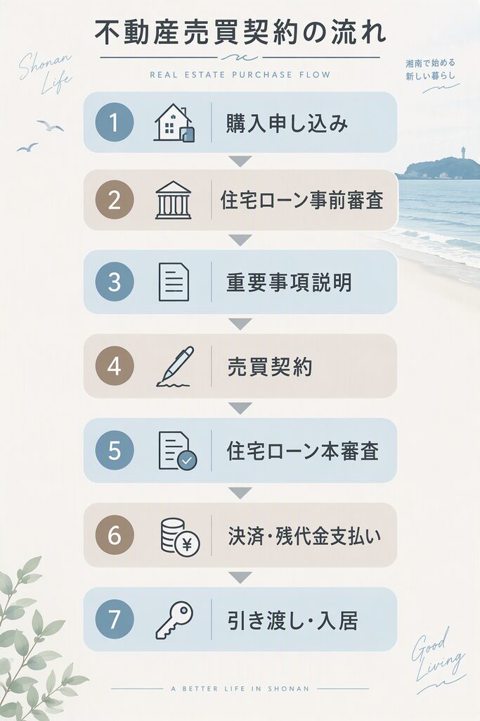 不動産売買契約の流れ